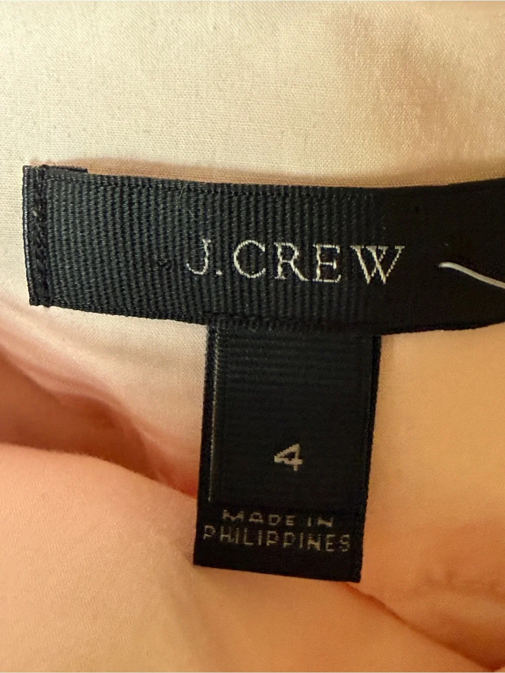 J. Crew Light Pink High-Waist Bow Tie Shorts 100% Cotton Lined